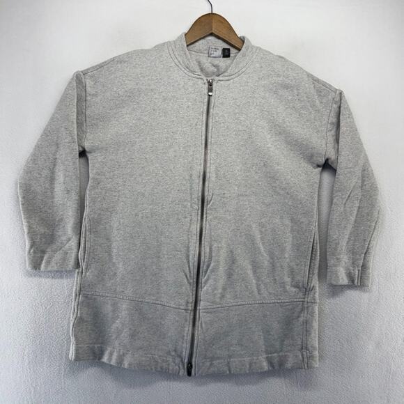 The Fisher Project Jacket Women's XS Gray Zip Track Sweatshirt Eileen Pockets - Picture 1 of 13